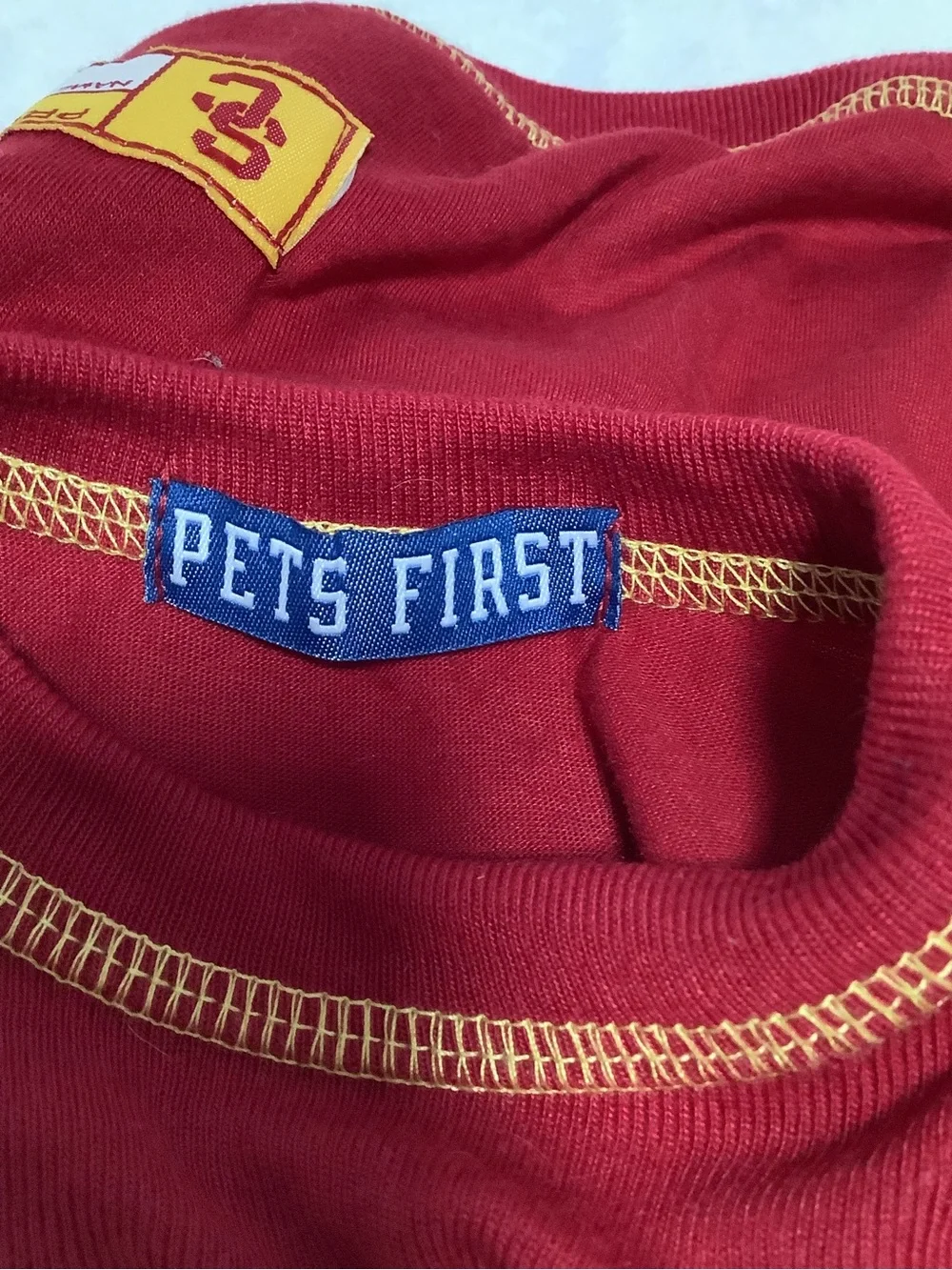 Pets First College USC Trojans Tee Shirt, Small